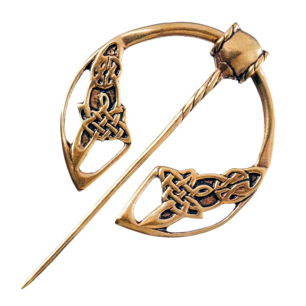 Knotwork Fibula, Bronze - Image 2