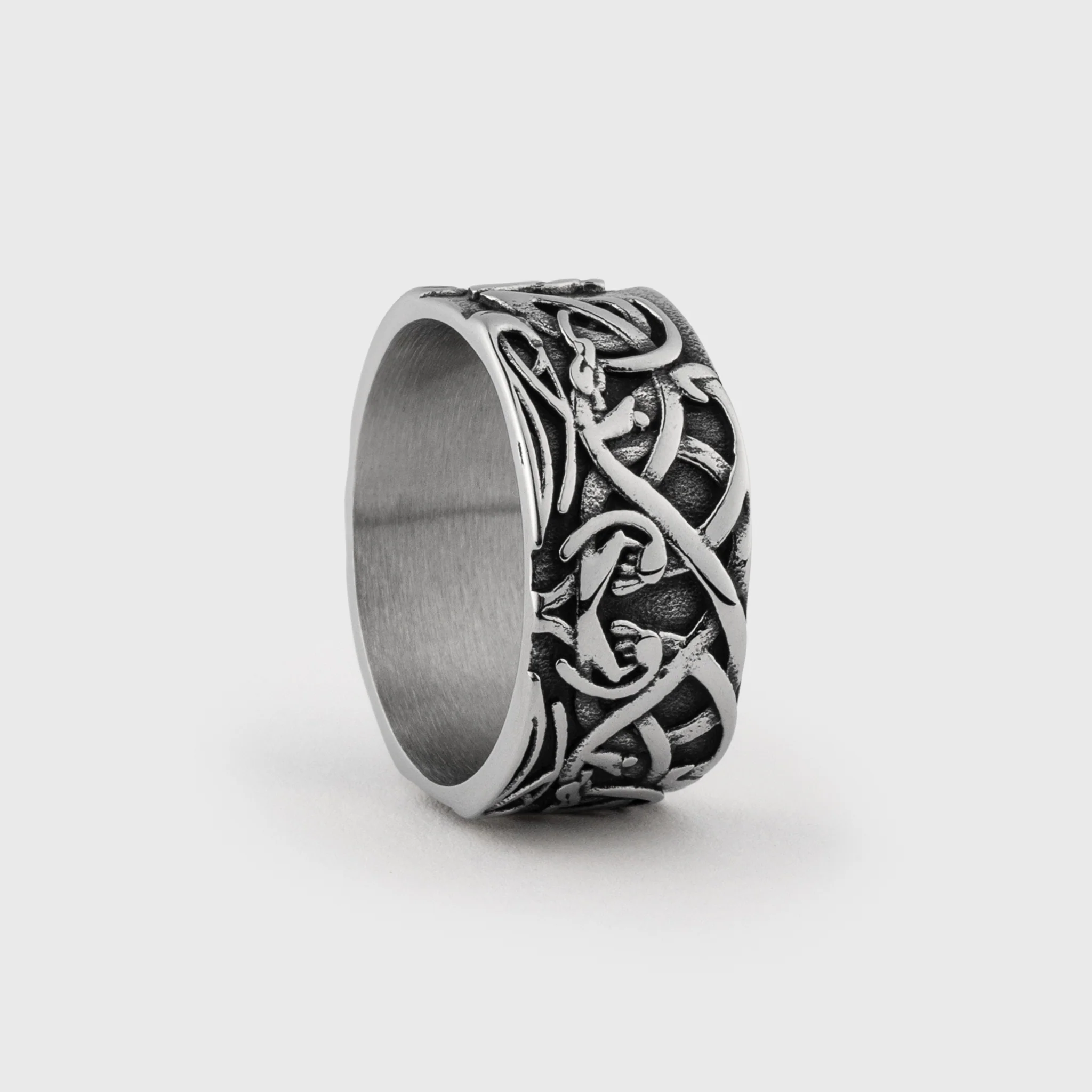 Knotwork Ring, Stainless Steel - Image 2