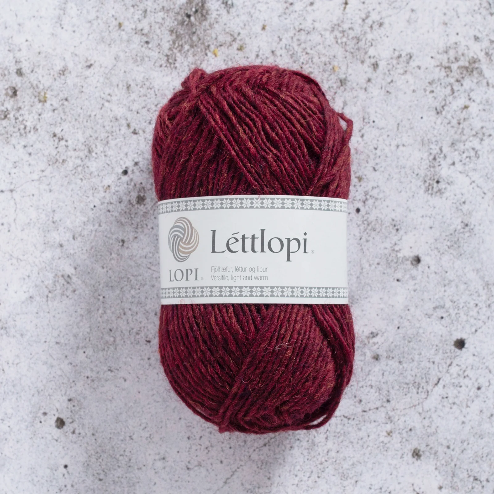 Lettlopi Yarn, Deep Madder
