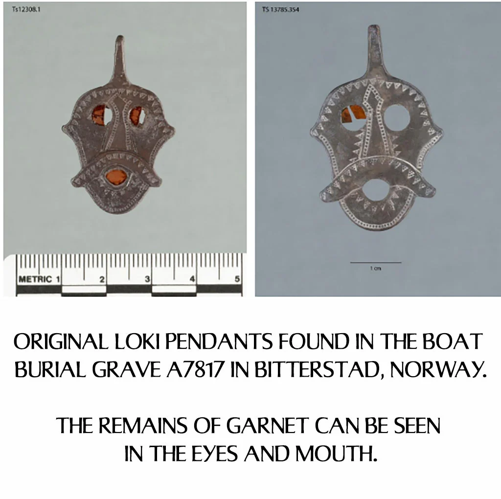 Loki Amulet, Bitterstad, Silver - Image 5