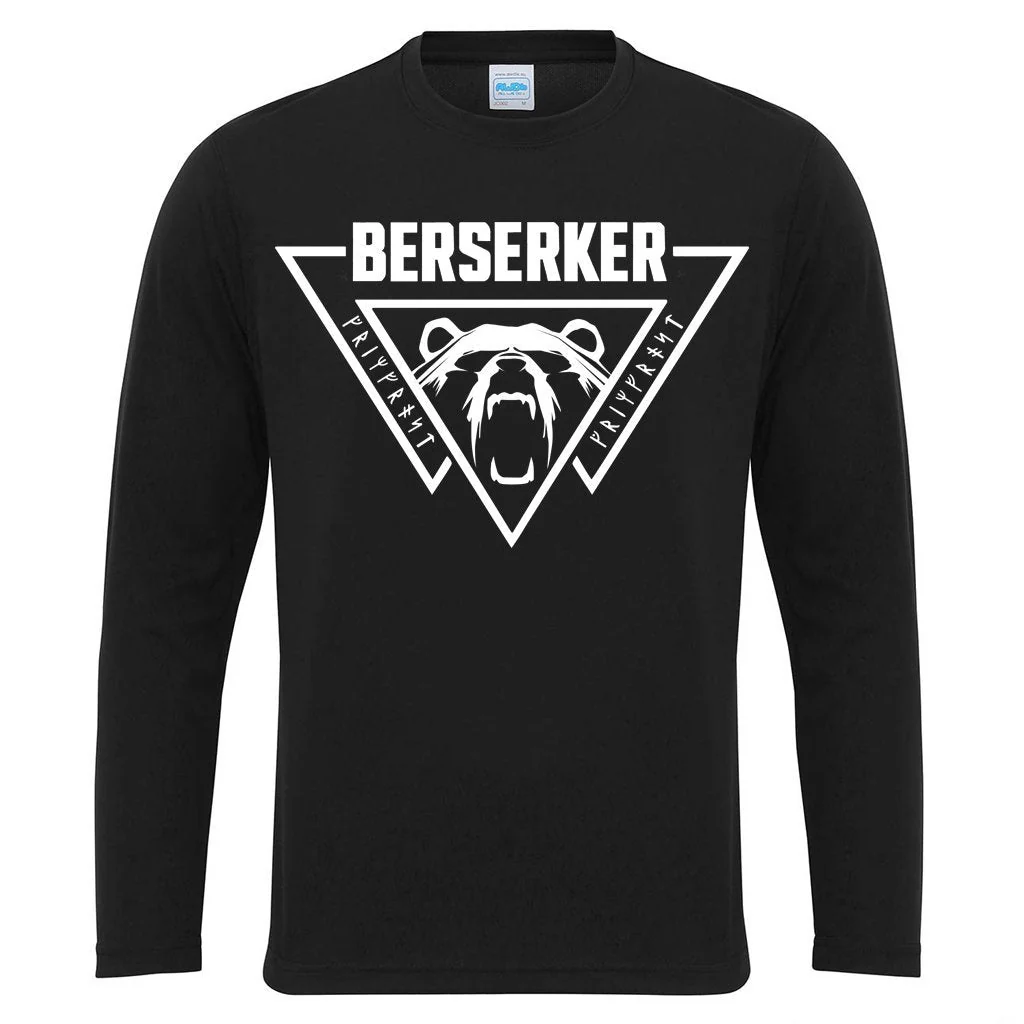 Long-sleeve, Berserker, Black - Image 2