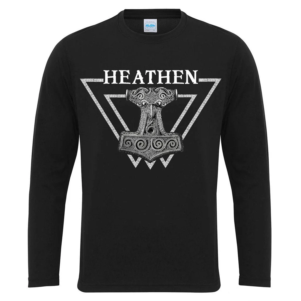 Long-sleeve, Heathen, Black - Image 2