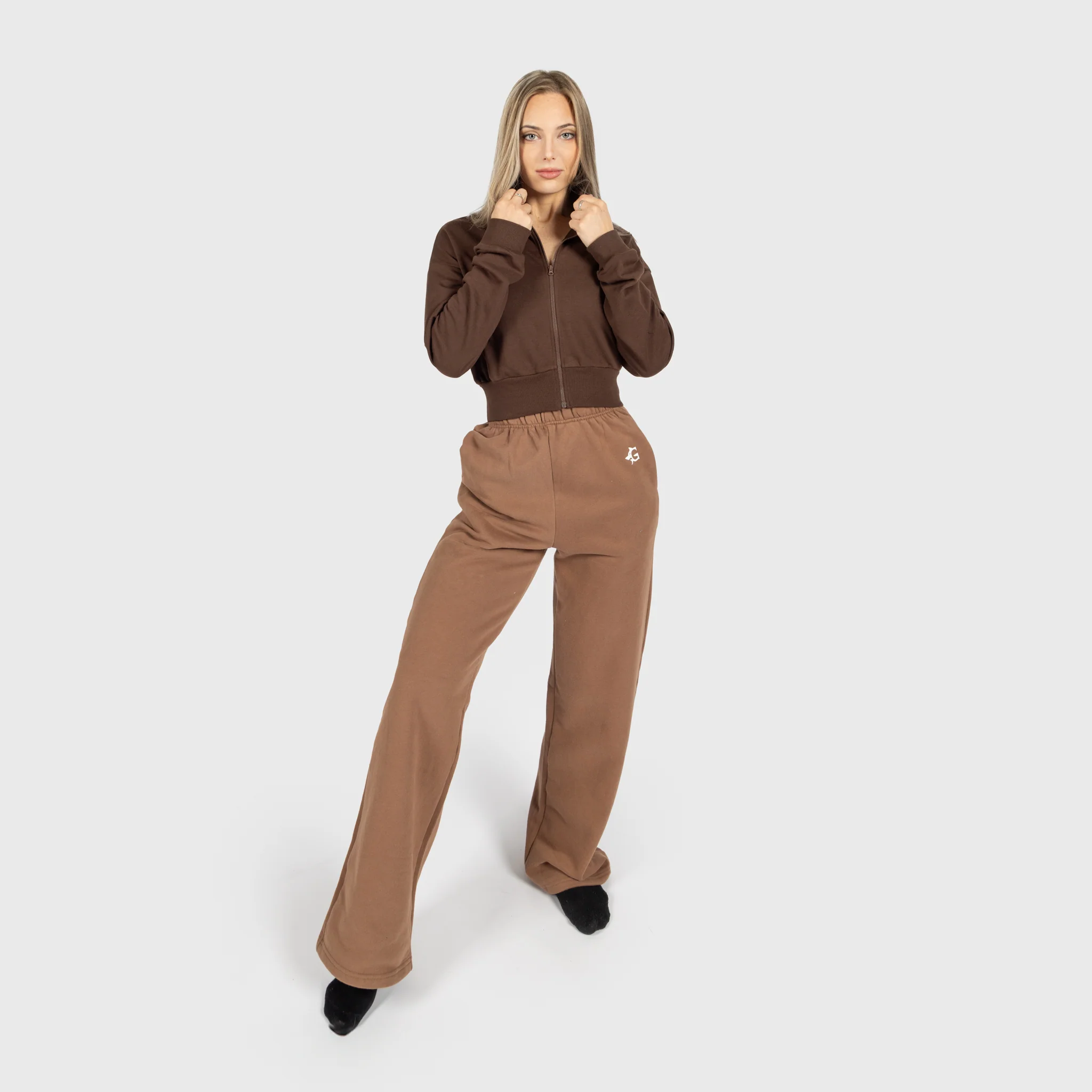 Lounge Pants, Brown - Image 3