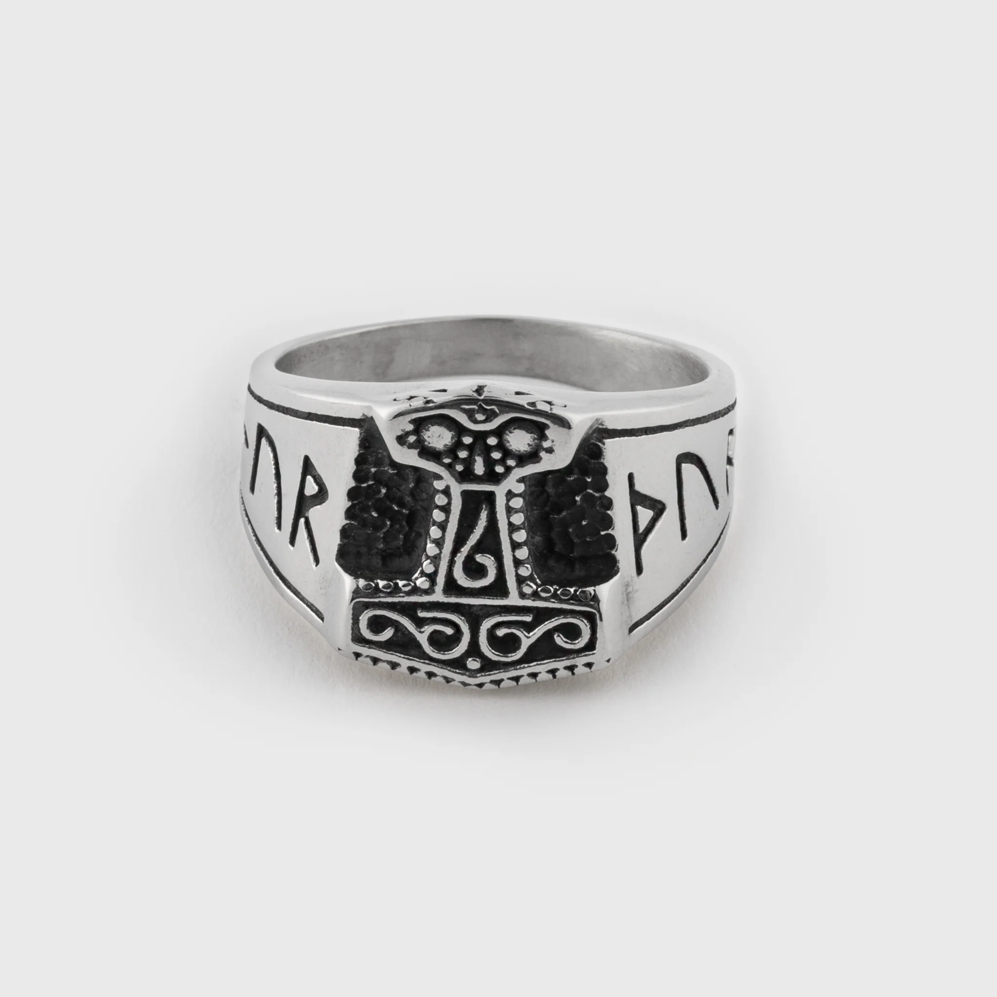 Mjolnir Ring, Stainless Steel - Image 2