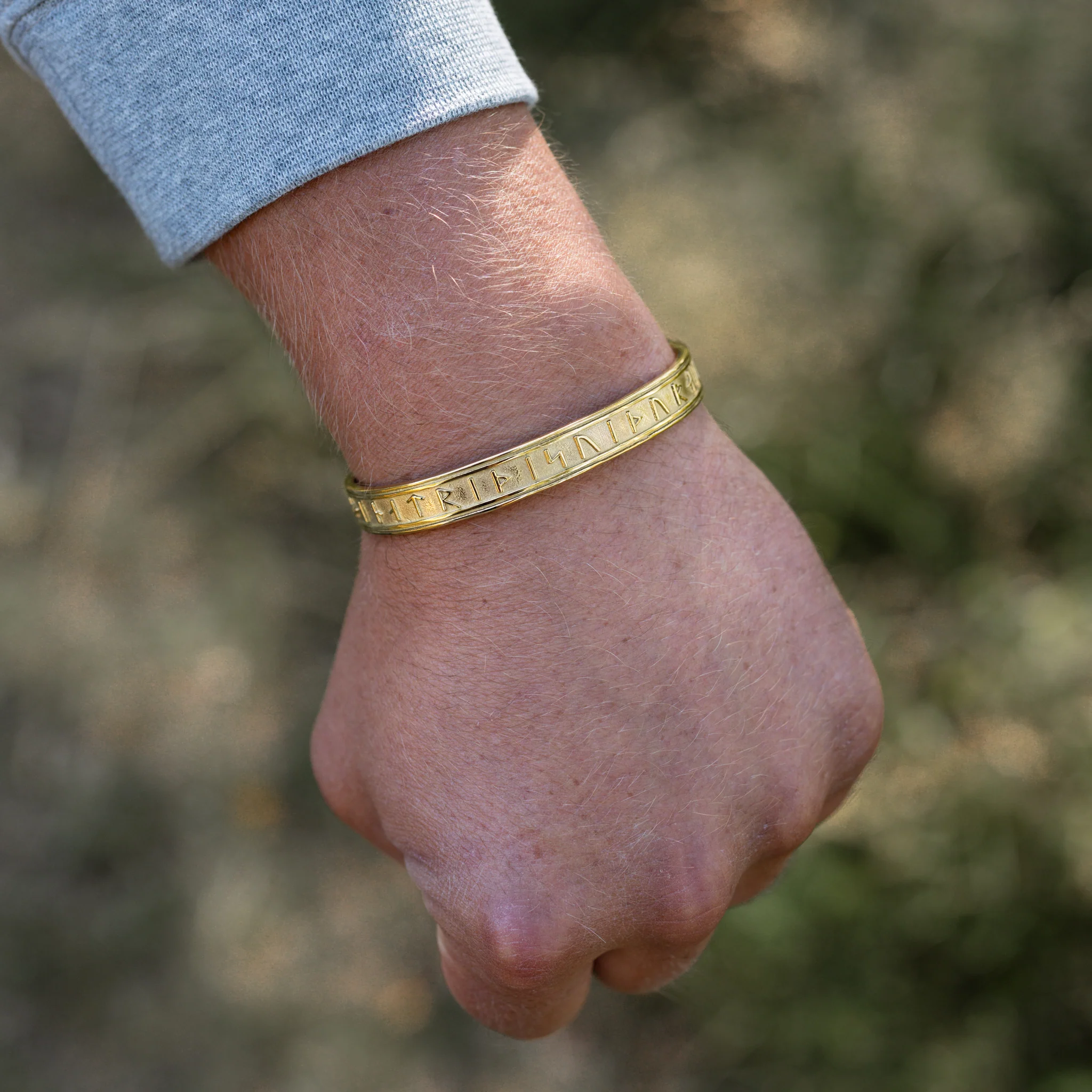 Odin Cuff, Gold Plated - Image 4
