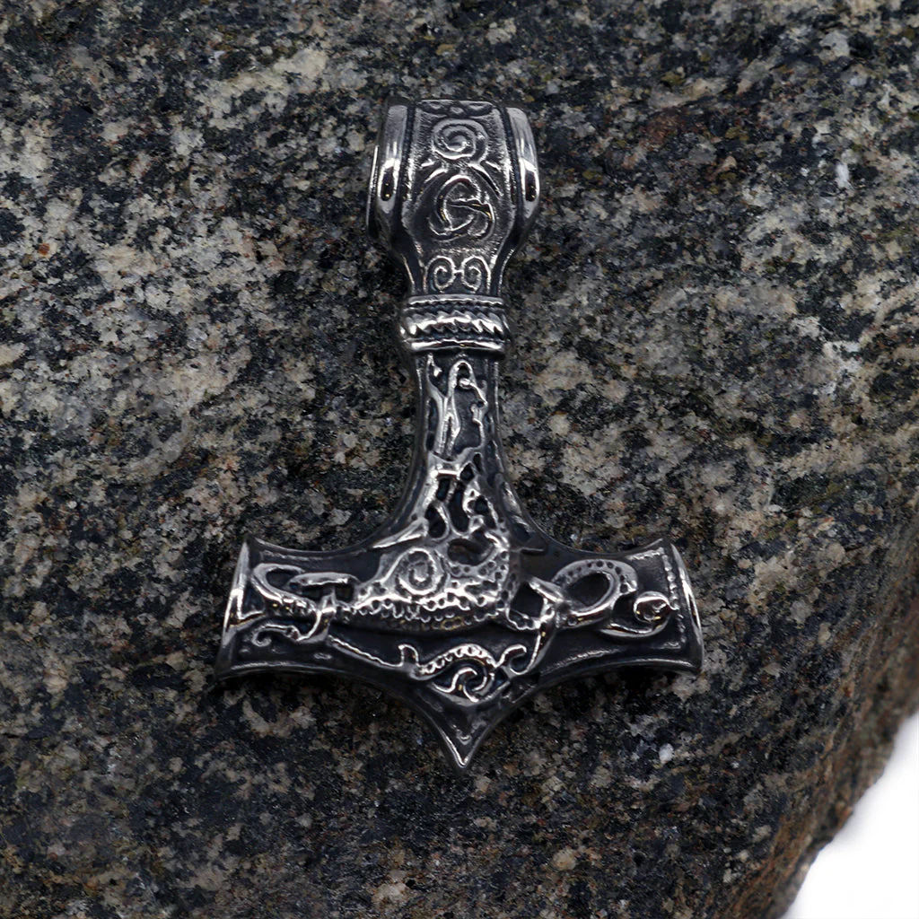 Ornament Thor's Hammer, Stainless Steel - Image 4