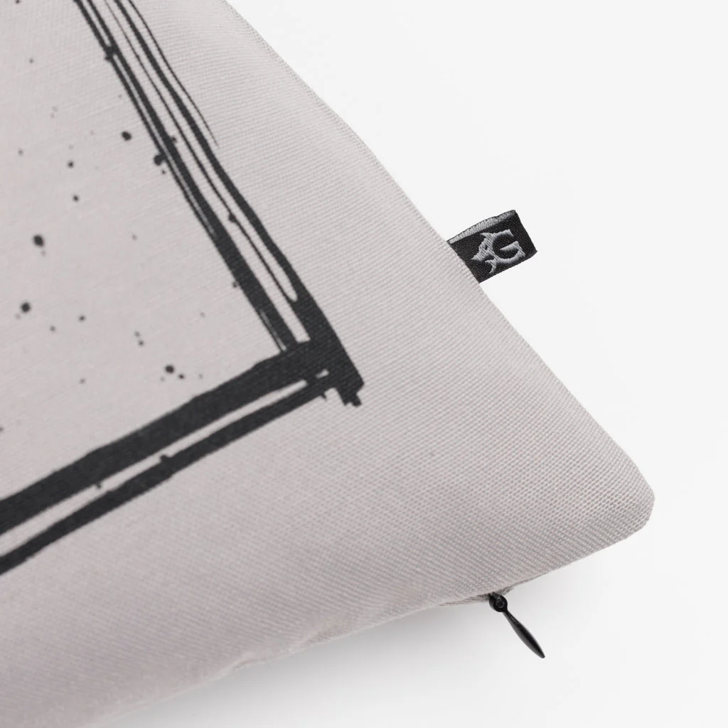 Pillow Cover 1, Torslunda Collection, Grey - Image 2
