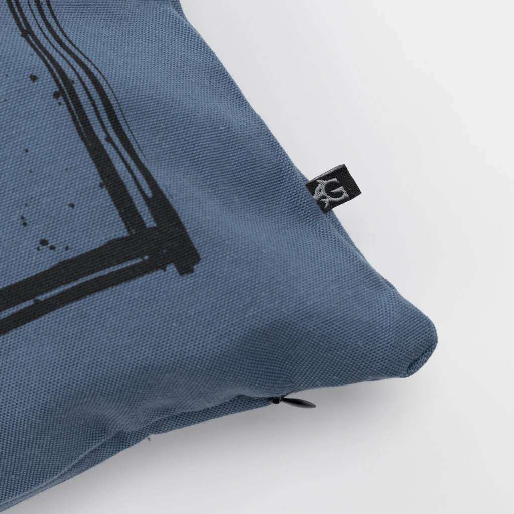 Pillow Cover 2, Torslunda Collection, Blue - Image 2