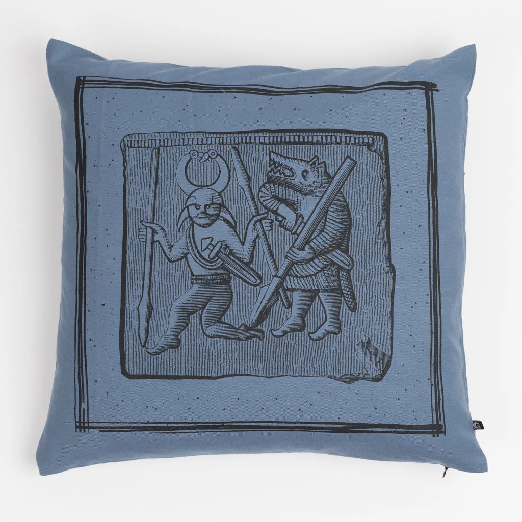 Pillow Cover 4, Torslunda Collection, Blue