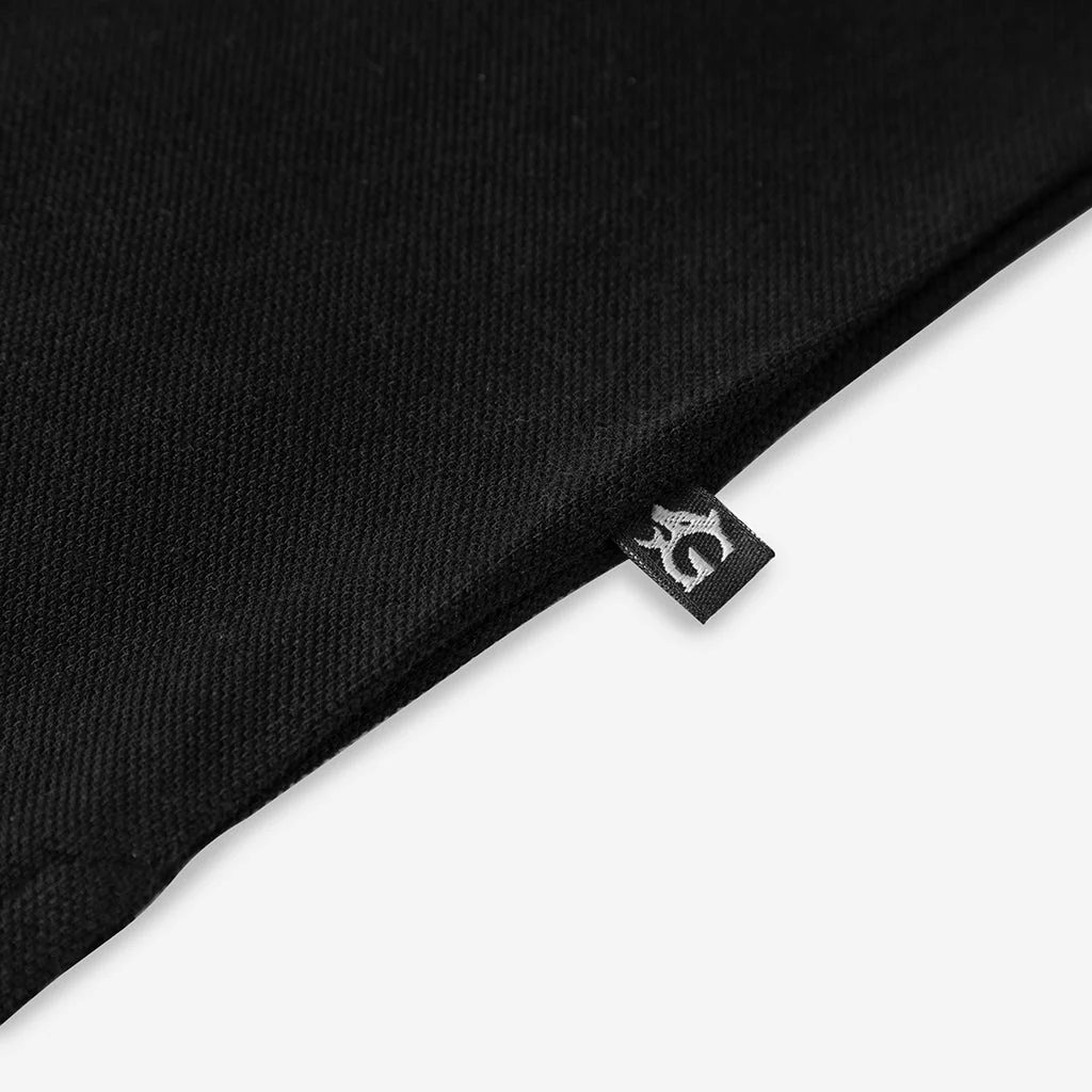 Polo Shirt, Clan Helmet, Black - Image 3