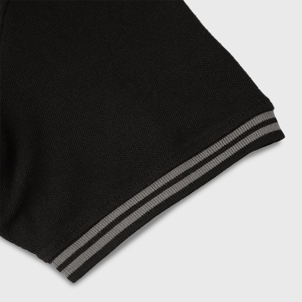 Polo Shirt, Grimfrost Runes, Black - Image 4