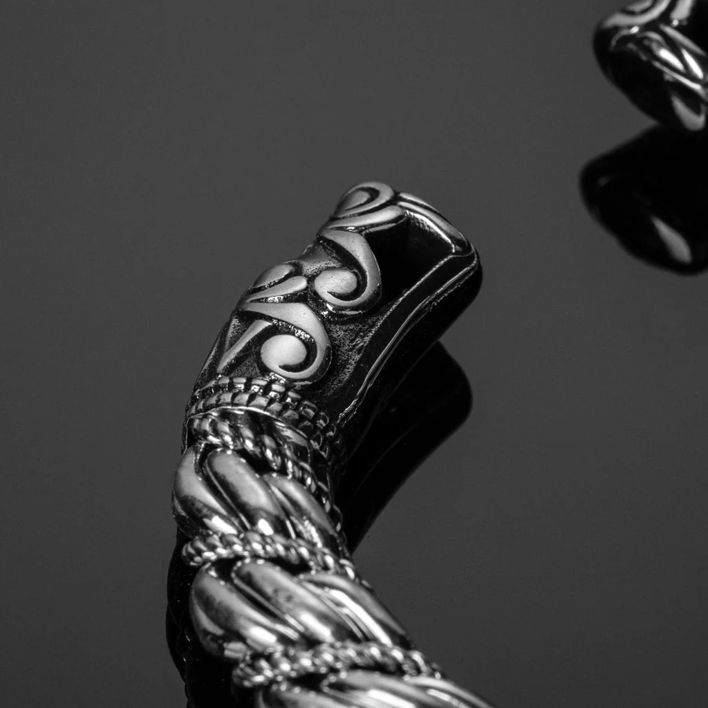 Premium Viking Armring, Silver - Image 2