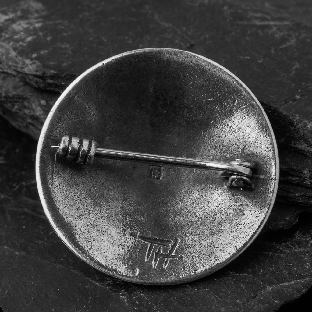 Premium Borre Brooch, Silver - Image 3