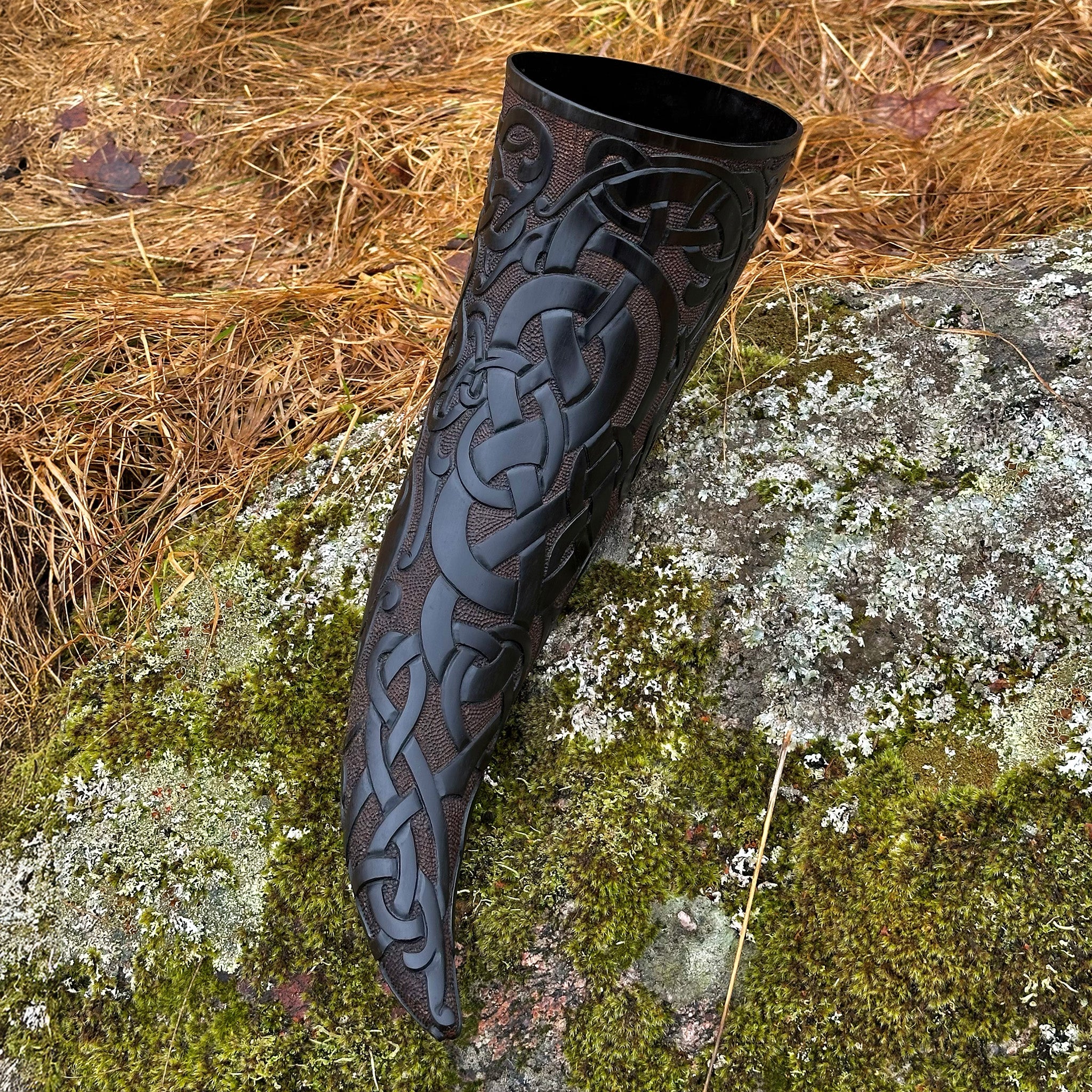 Premium Drinking Horn, Ringerike - Image 20