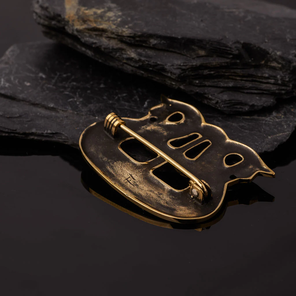Premium Fyn Brooch, Bronze - Image 4