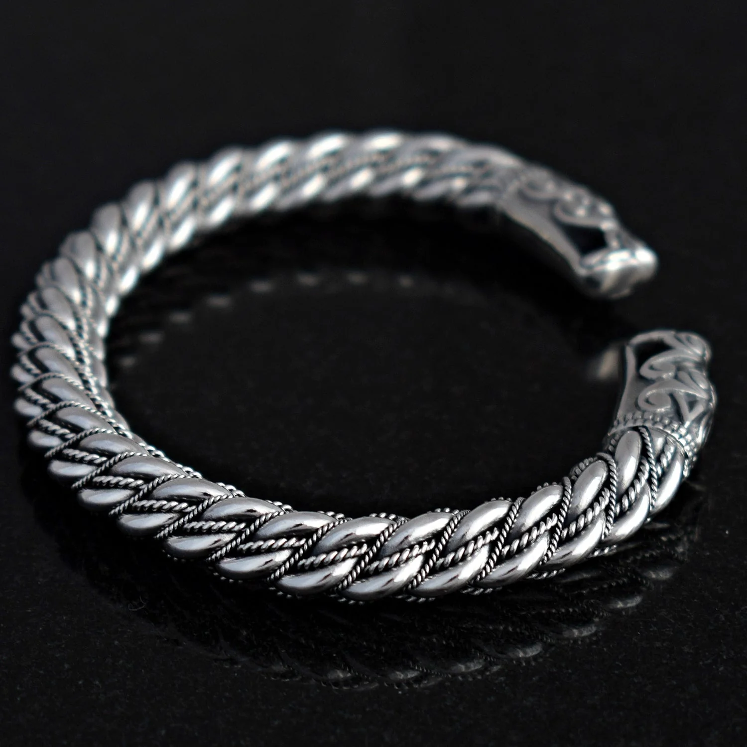 Premium Gotland Armring, Silver - Image 3