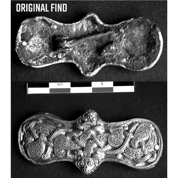 Premium Granulation Brooch, Silver - Image 5