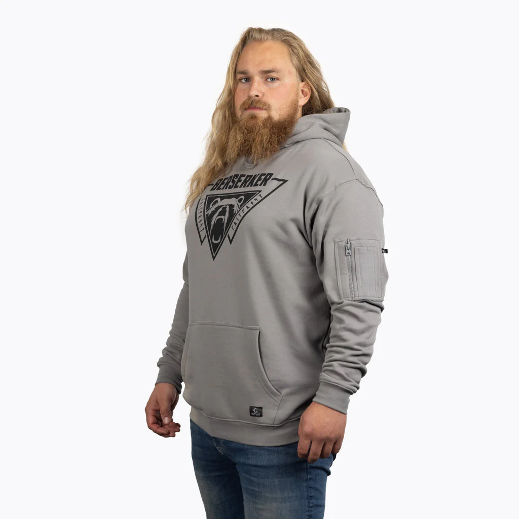 Premium Hoodie, Berserker, Grey - Image 3