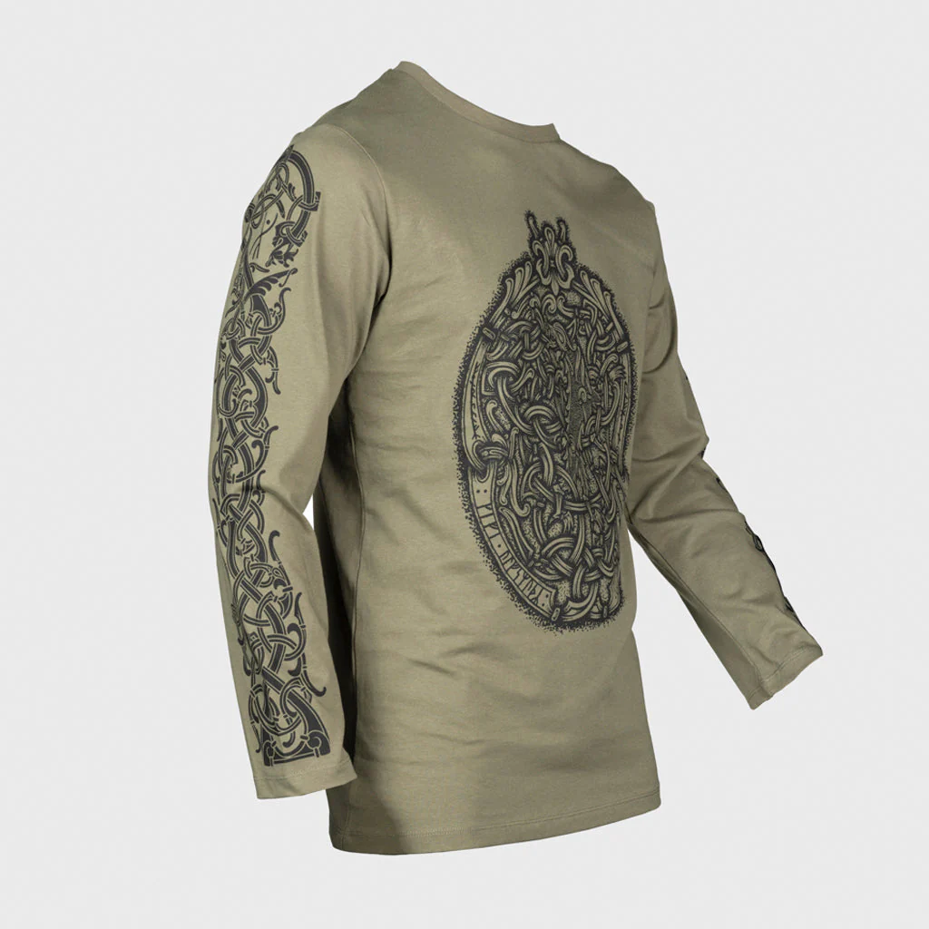 Premium Longsleeve, The Wolf, Green - Image 5