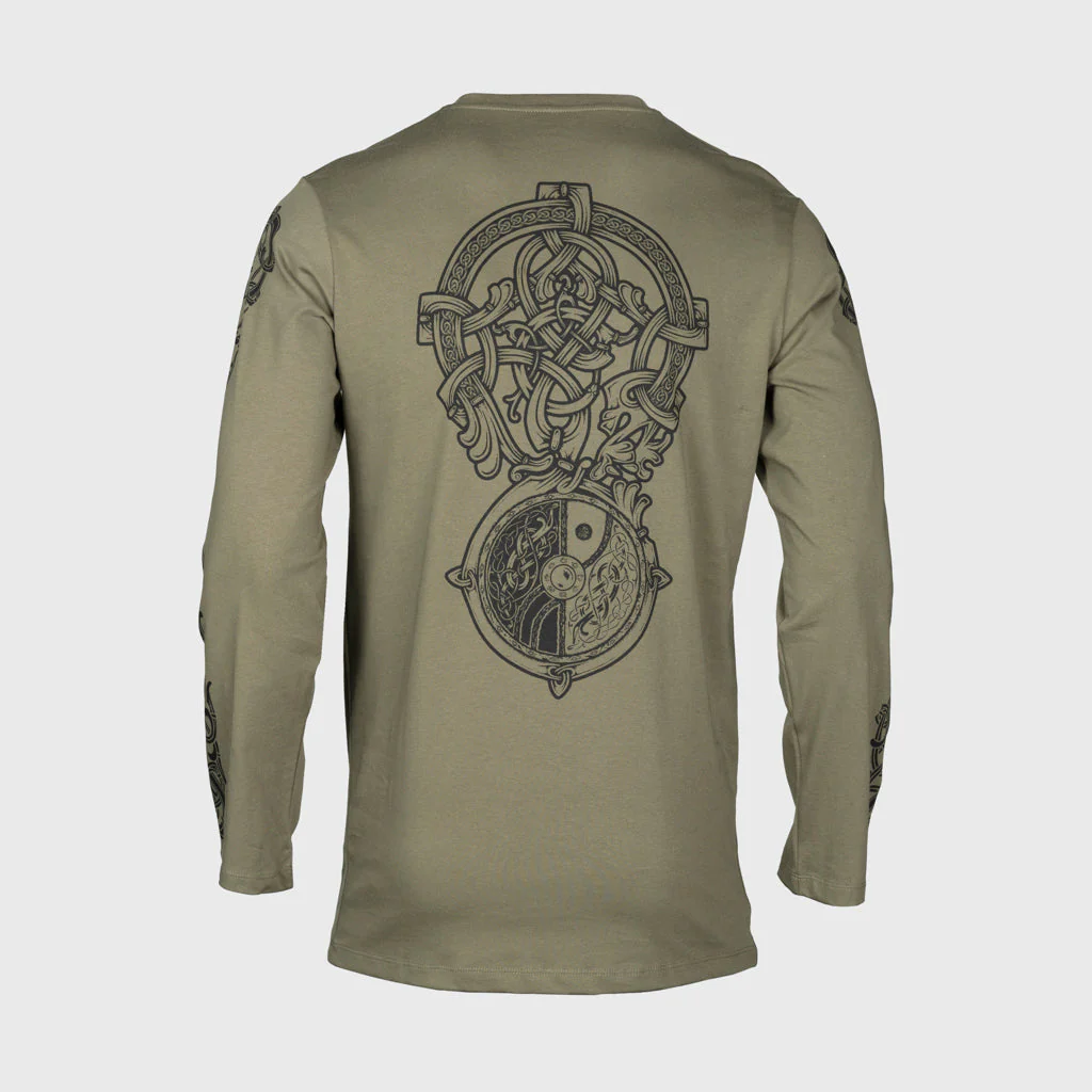 Premium Longsleeve, The Wolf, Green - Image 6