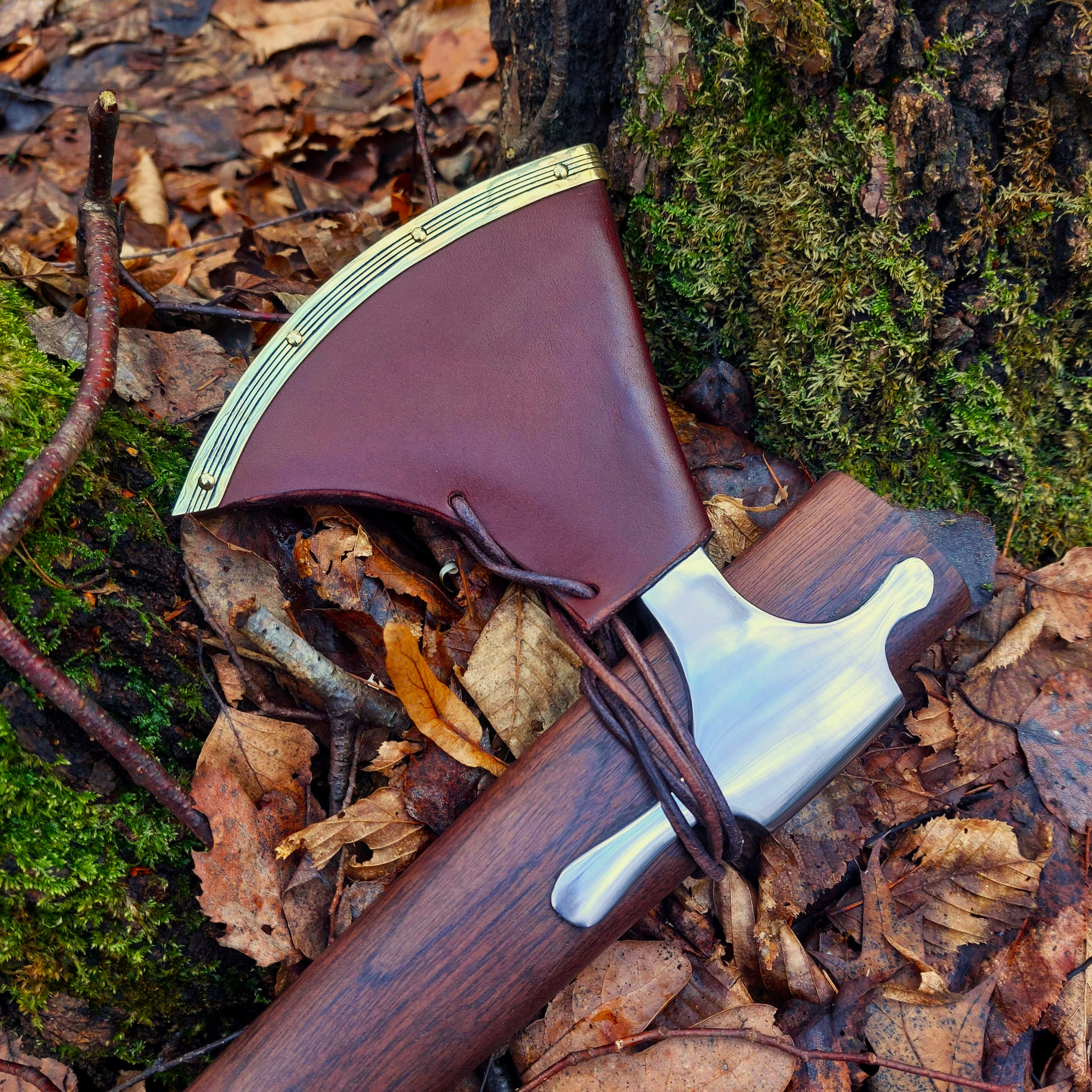 Premium Pattern-Welded Axe, Ed - Image 4