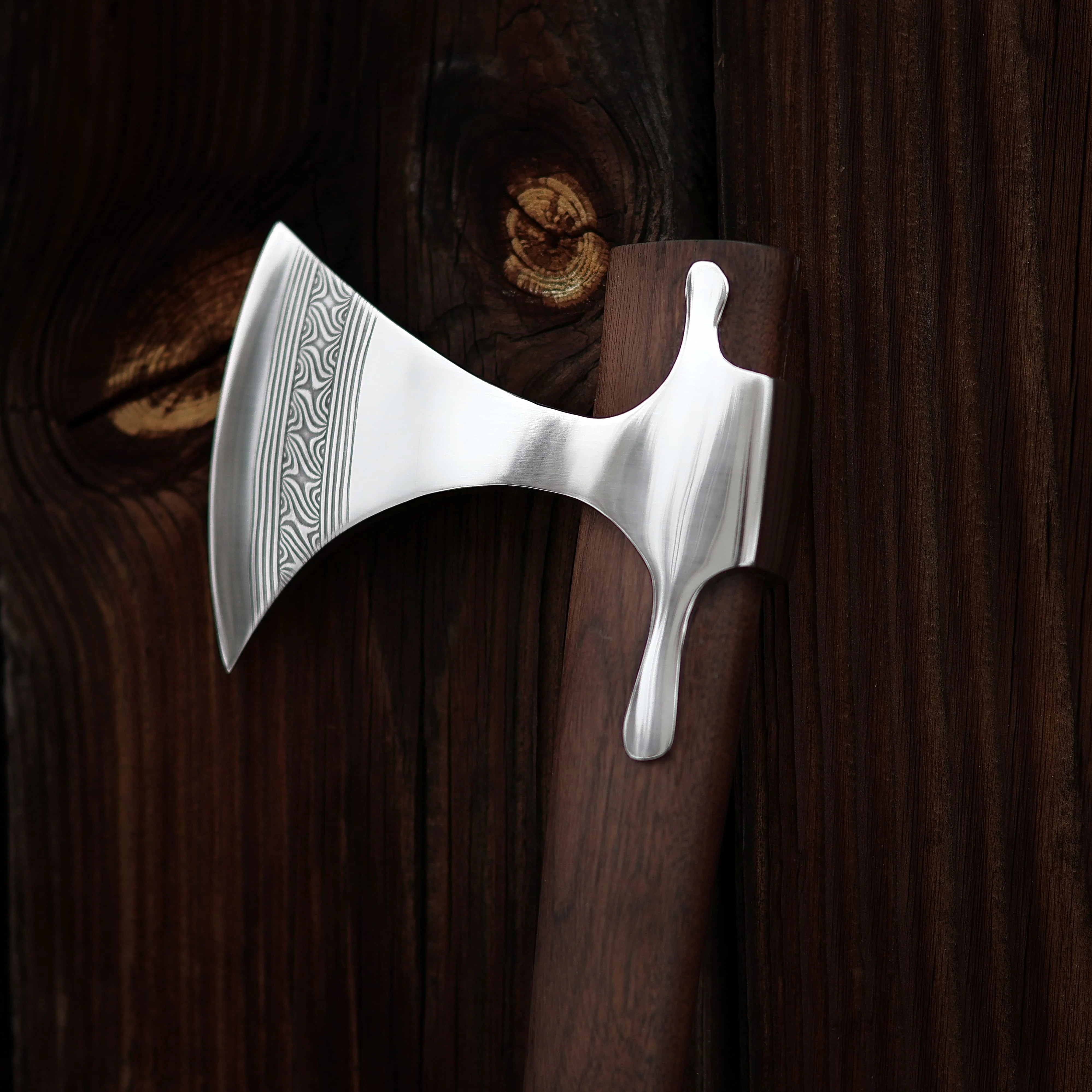 Premium Pattern-Welded Axe, Ed - Image 6