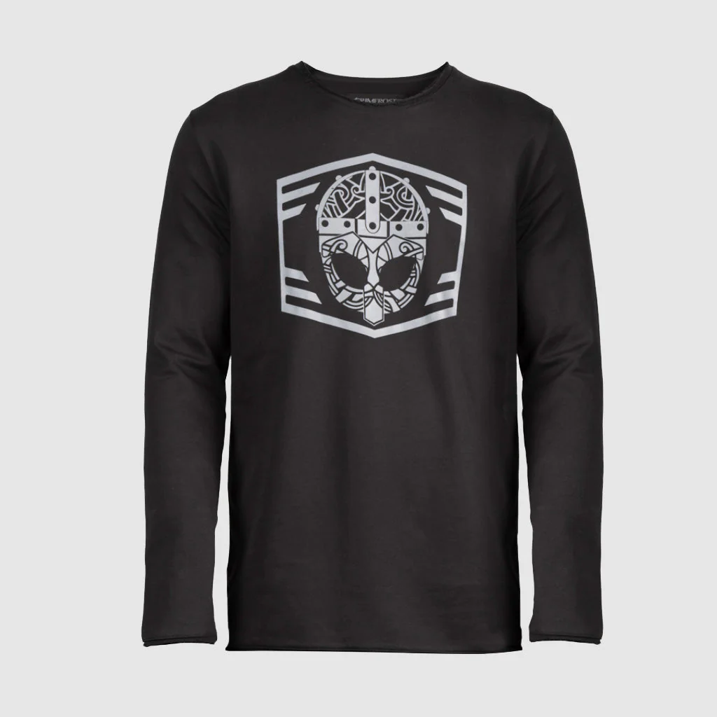 Premium Sweater, Clan Helmet, Black - Image 2
