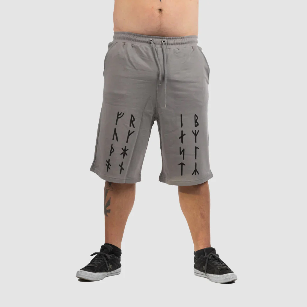 Premium Sweatshorts, Futhark, Grey - Image 2