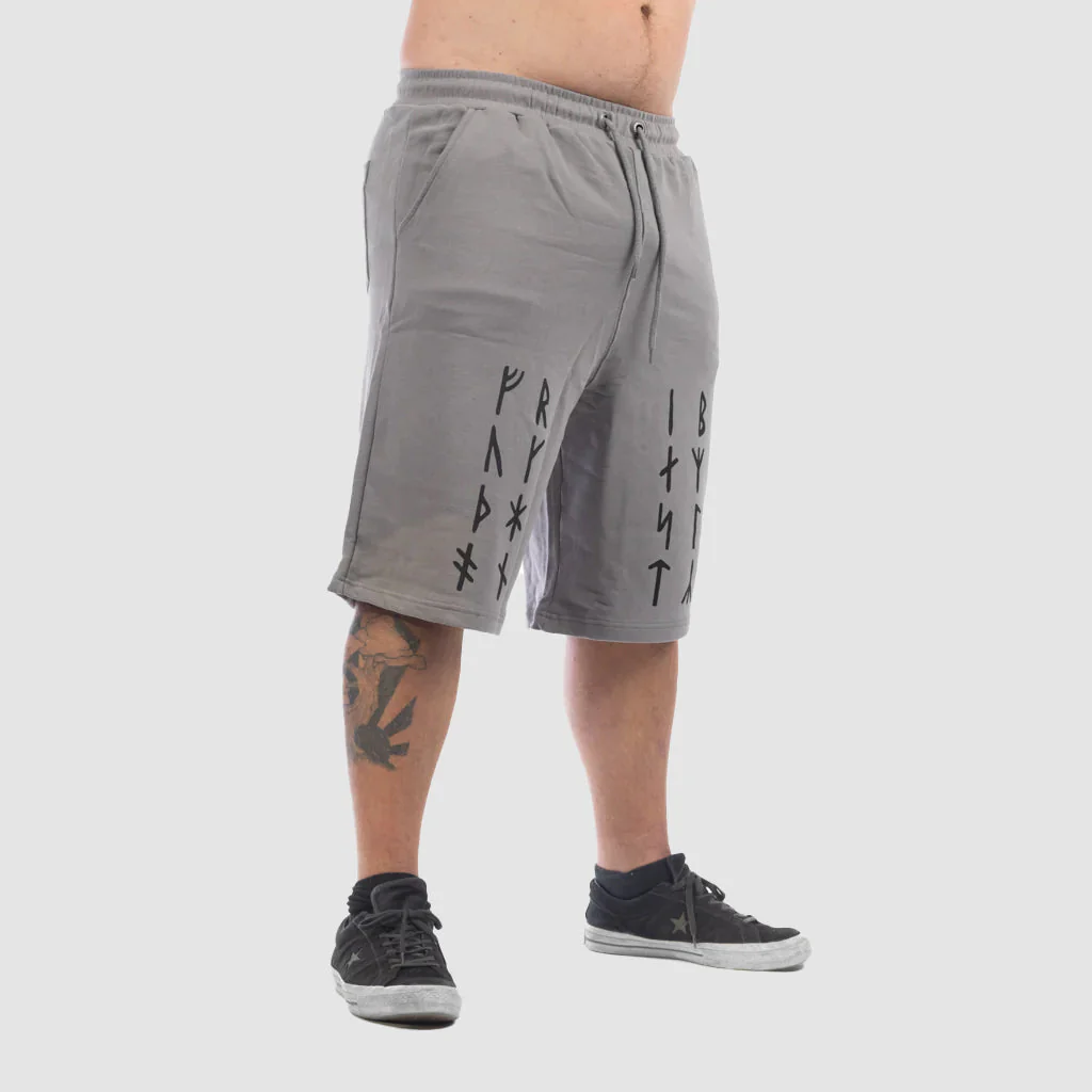 Premium Sweatshorts, Futhark, Grey - Image 3