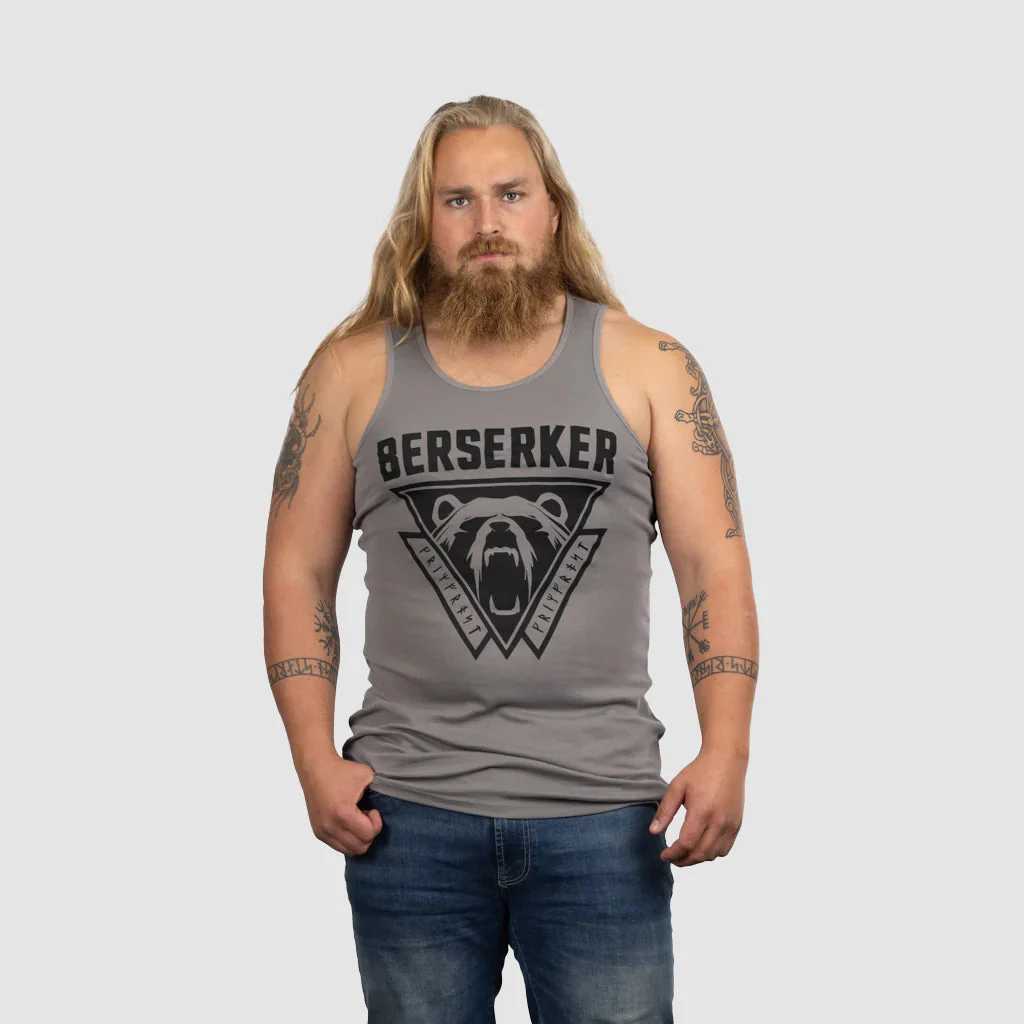 Premium Tank Top, Berserker, Grey