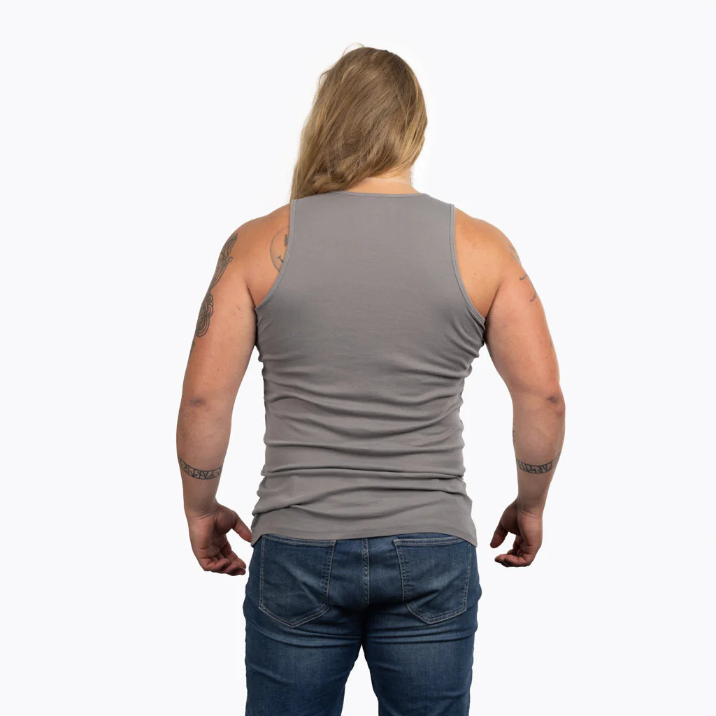 Premium Tank Top, Grimfrost, Grey - Image 2