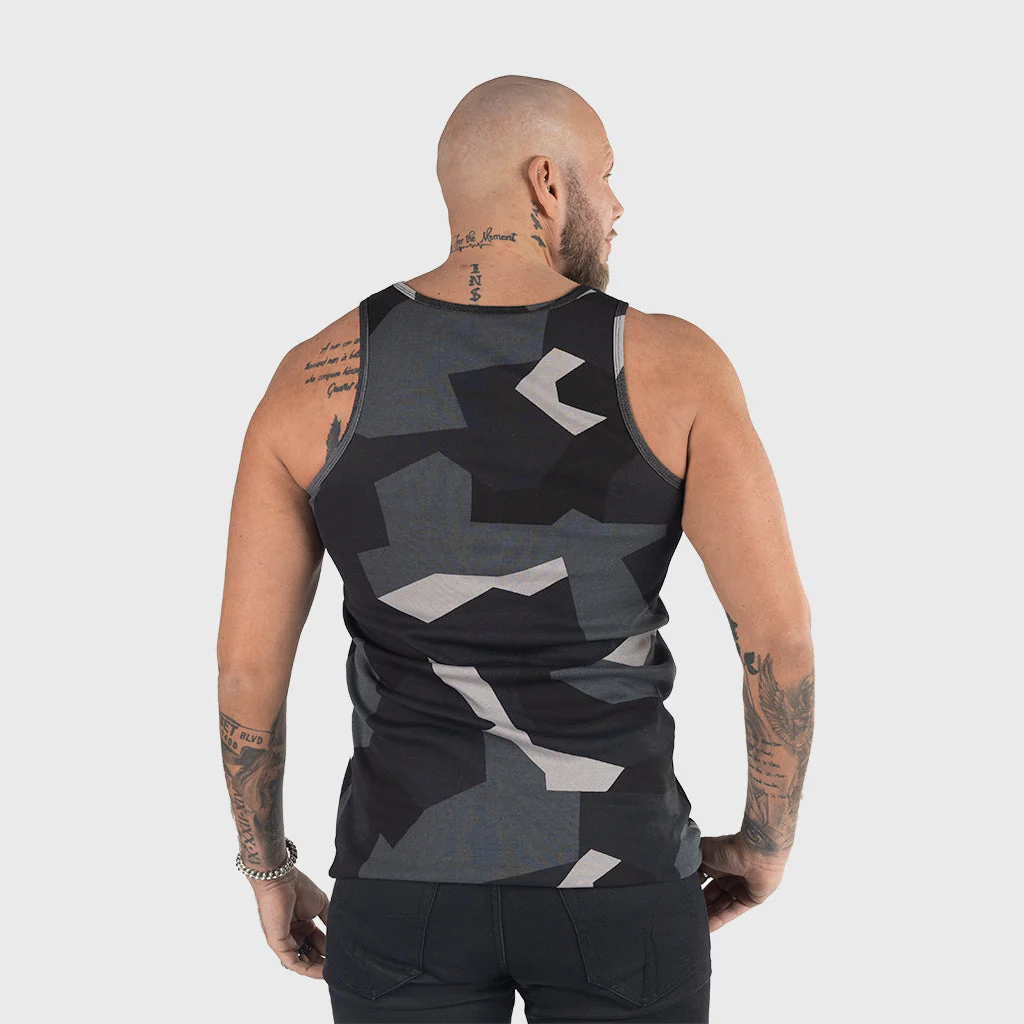 Premium Tank Top, Grimfrost, M90 Grey Camo - Image 2