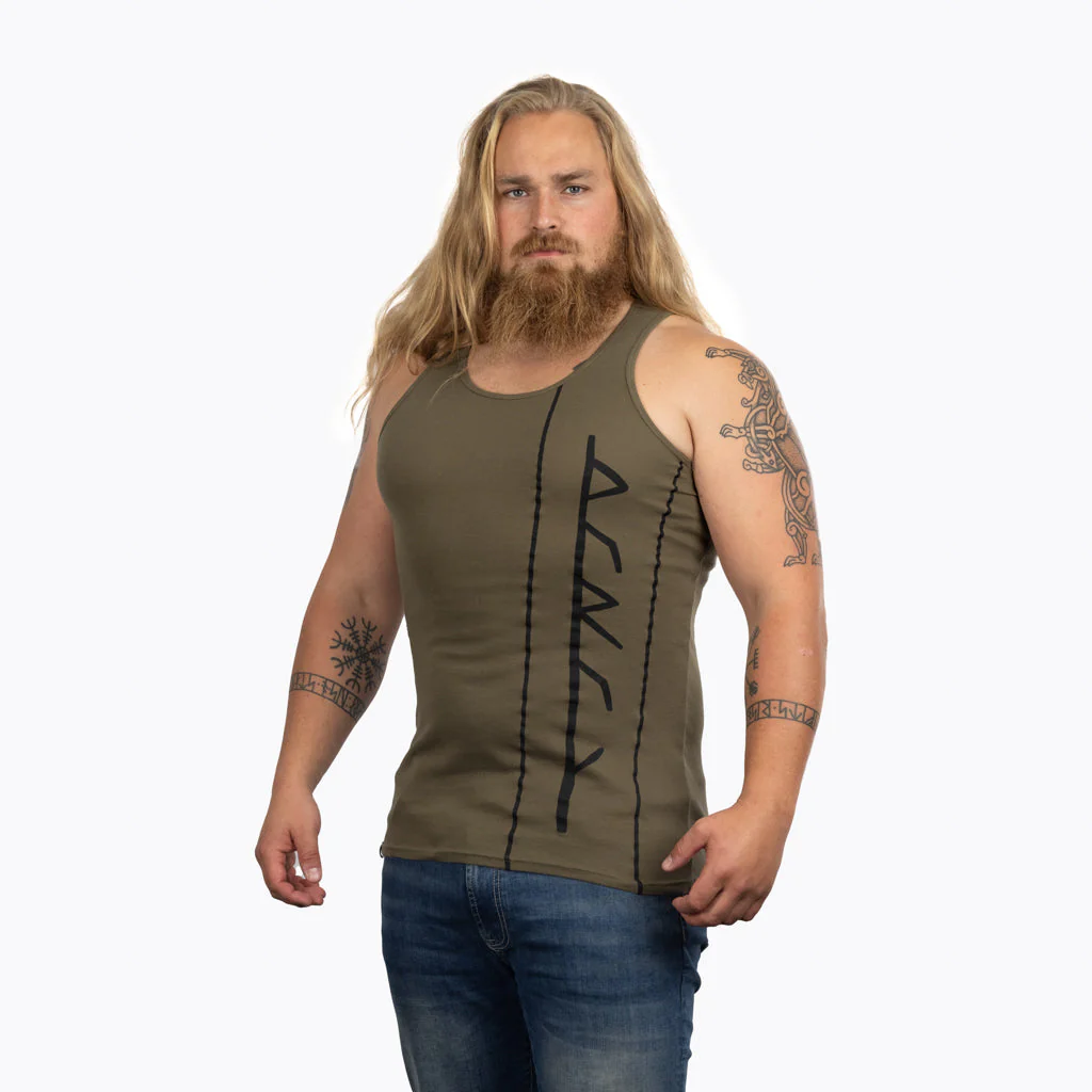 Premium Tank Top, Thor Viki, Green