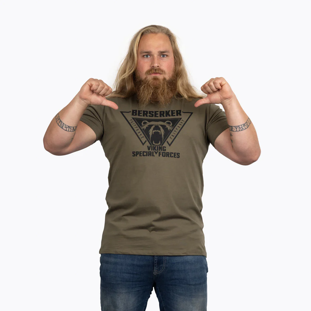 Premium T-shirt, Berserker, Green