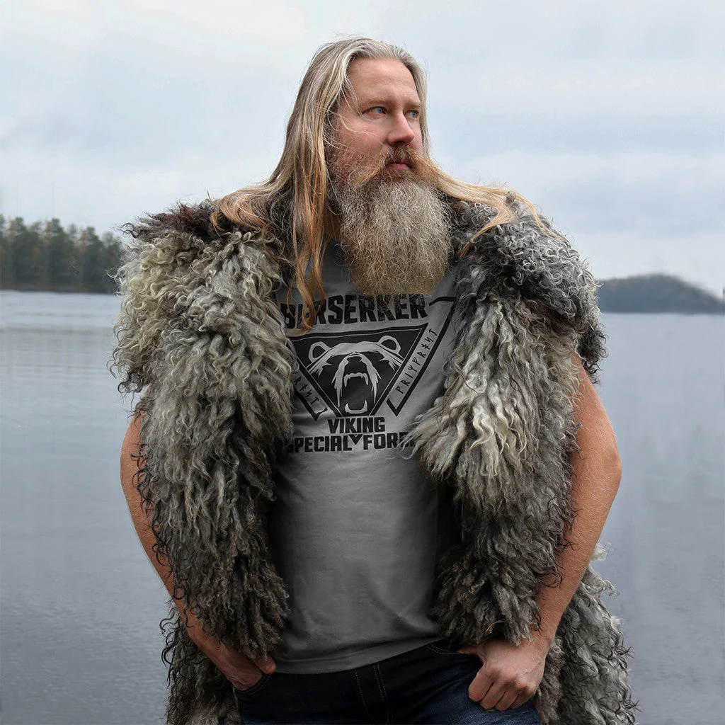 Premium T-shirt, Berserker, Grey