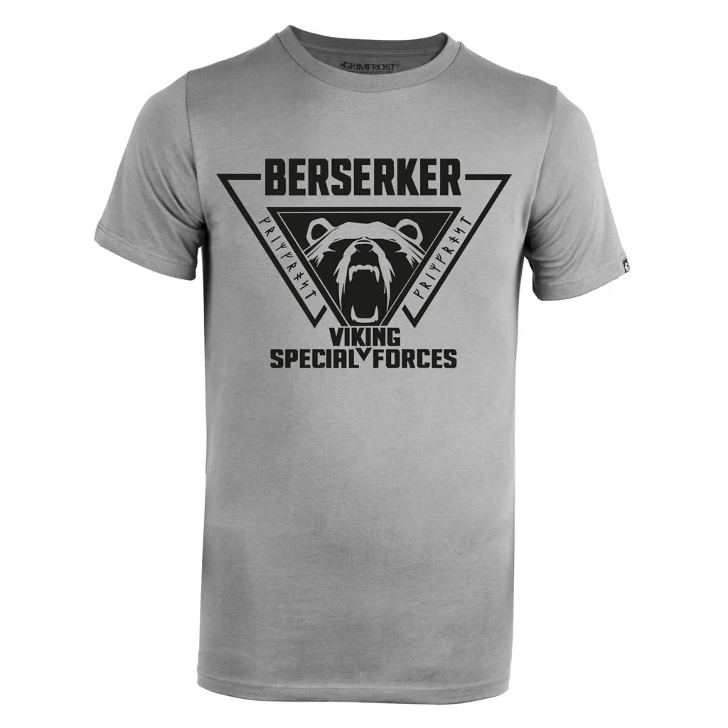 Premium T-shirt, Berserker, Grey - Image 3