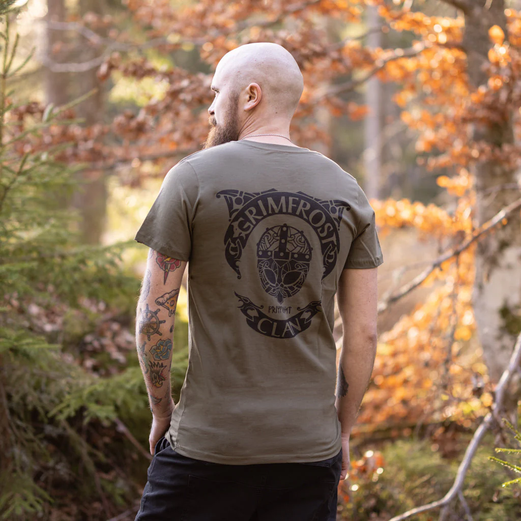 Premium T-shirt, Grimfrost Clan, Green - Image 2