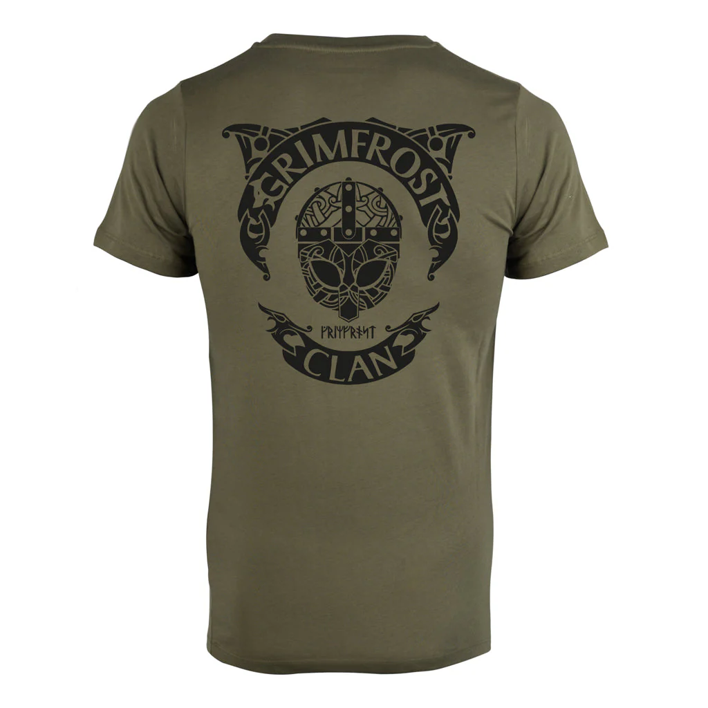 Premium T-shirt, Grimfrost Clan, Green - Image 3