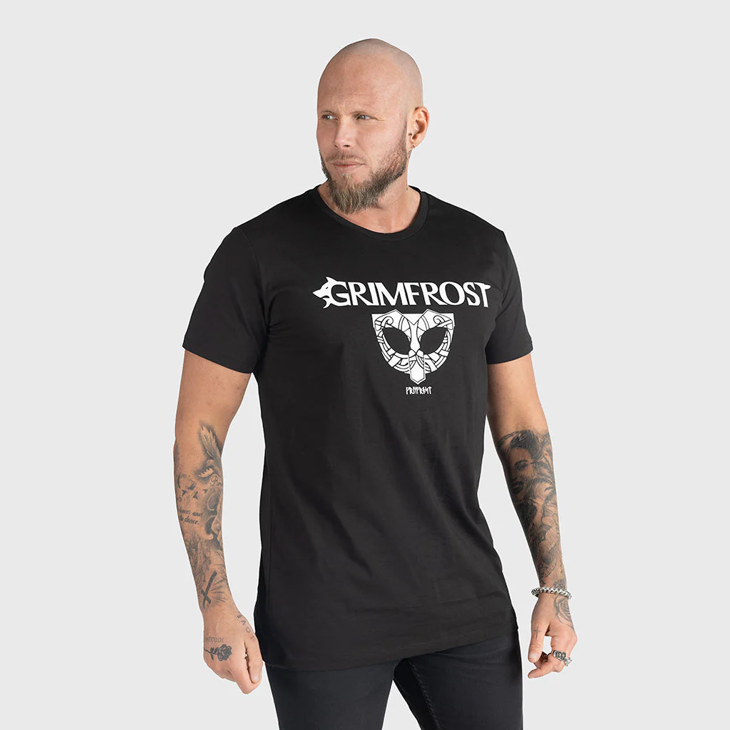 Premium T-shirt, Grimfrost Clan Mask, Black