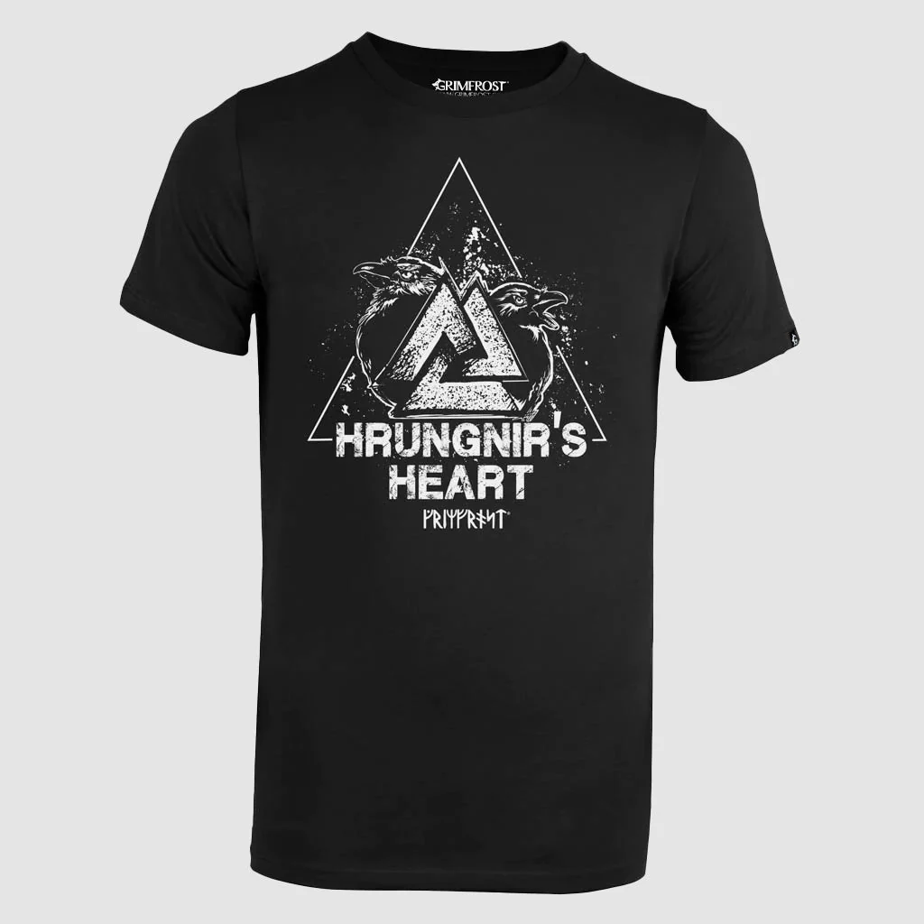 Premium T-shirt, Hrungnir's Heart, Black - Image 3