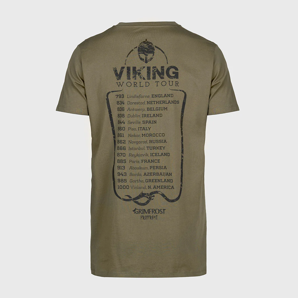 Premium T-shirt, World Tour, Green - Image 3