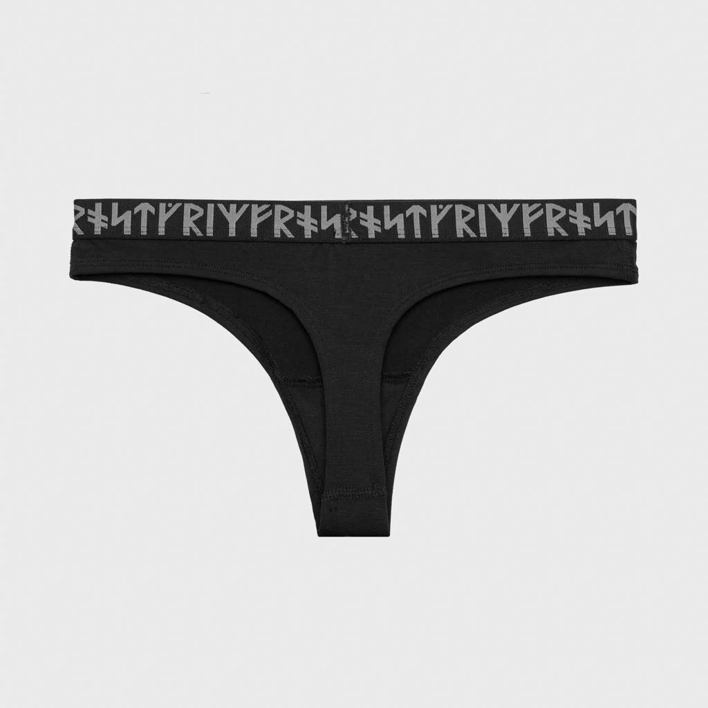 Premium Thong Briefs, Black Modal - Image 3