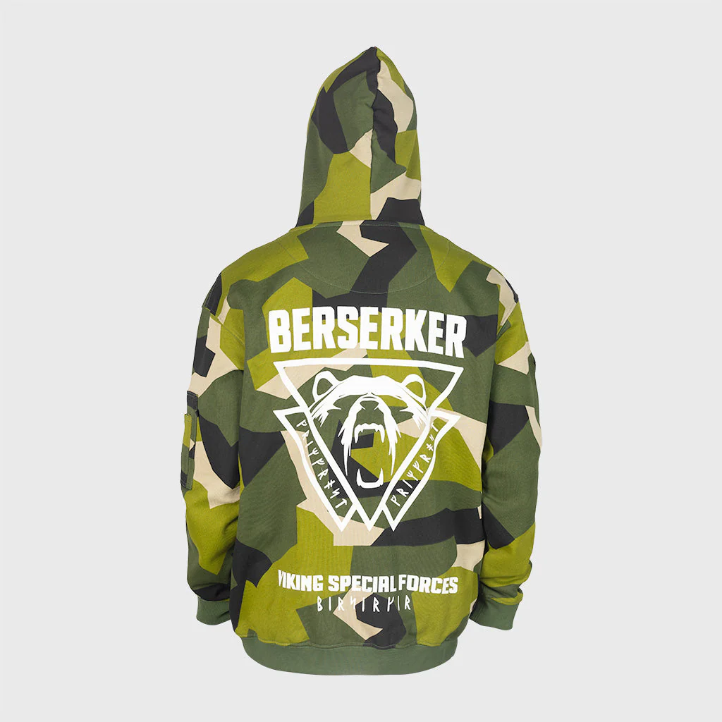 Premium Zip Hoodie, Berserker, M90 Green Camo - Image 3