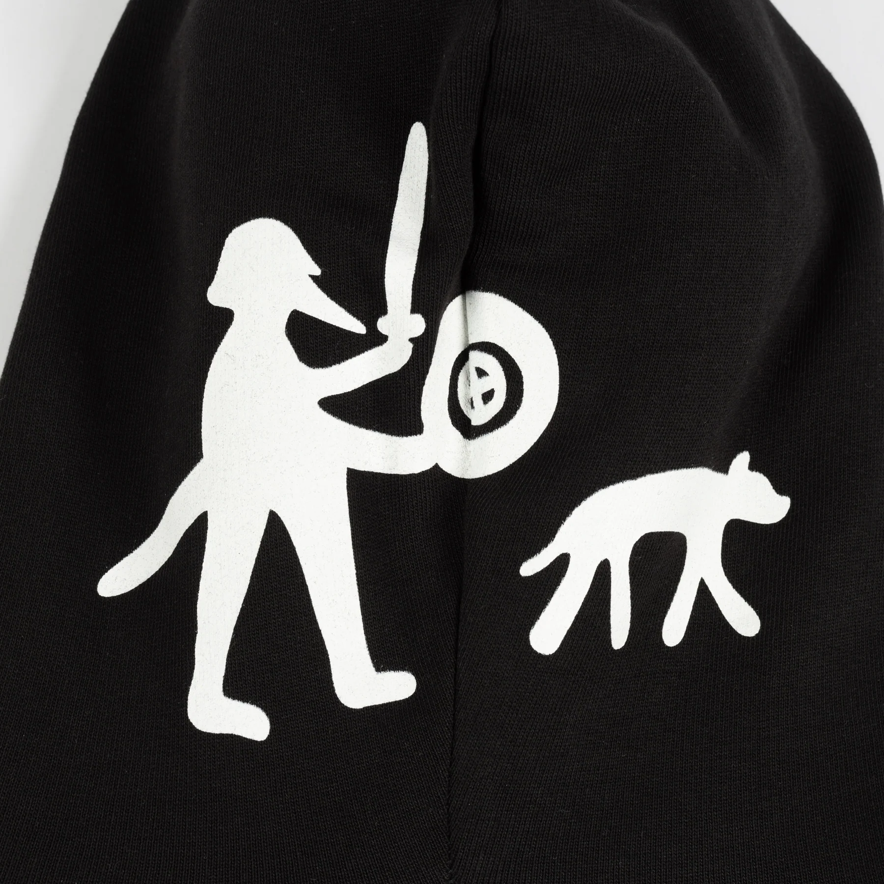 Premium Zip Hoodie, Gute Stone, Black - Image 8