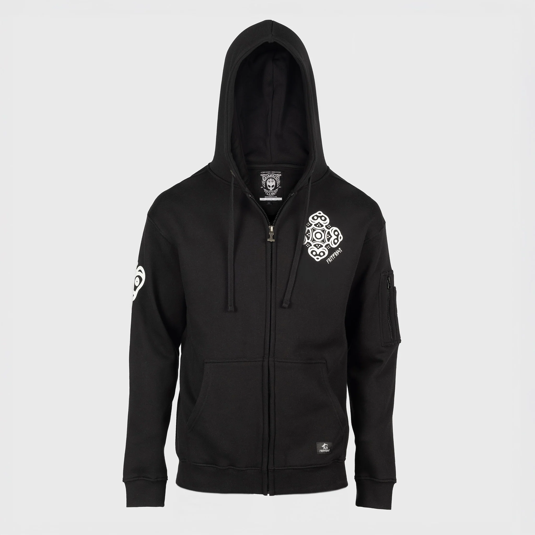 Premium Zip Hoodie, Varby, Black - Image 3