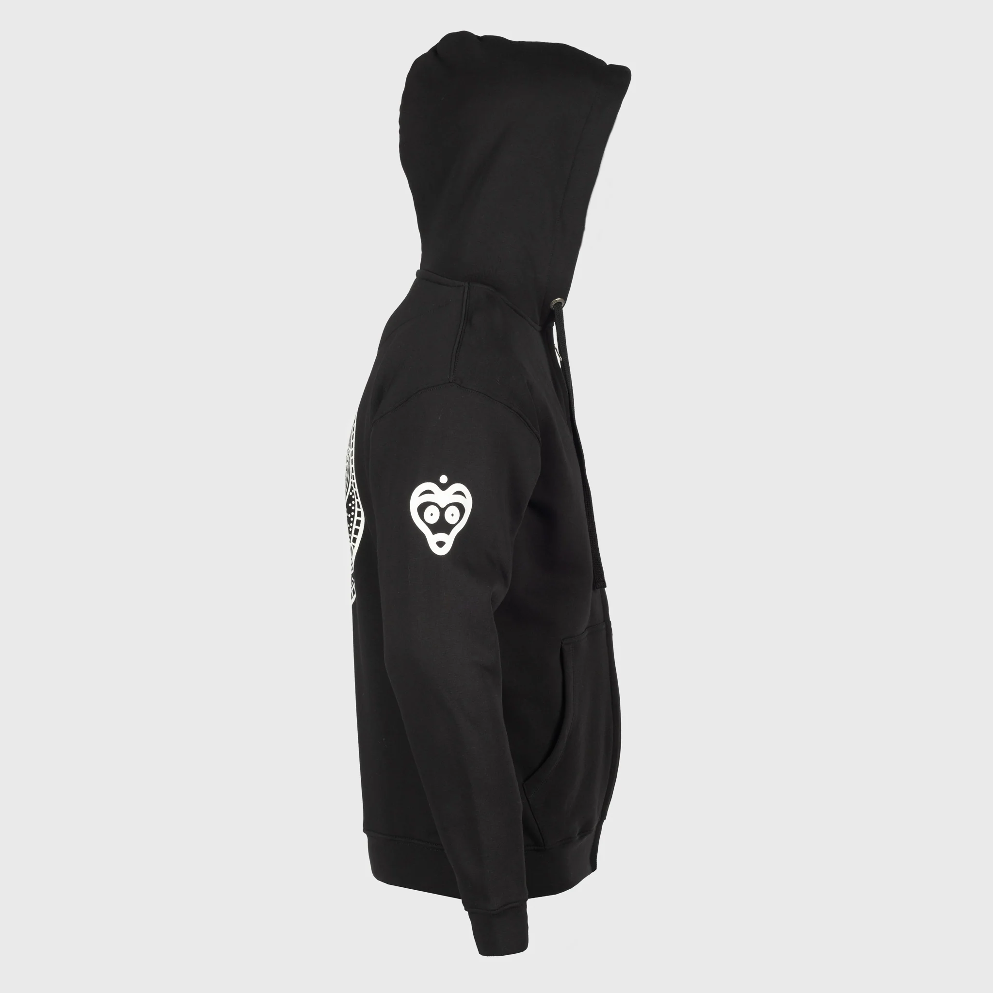Premium Zip Hoodie, Varby, Black - Image 4