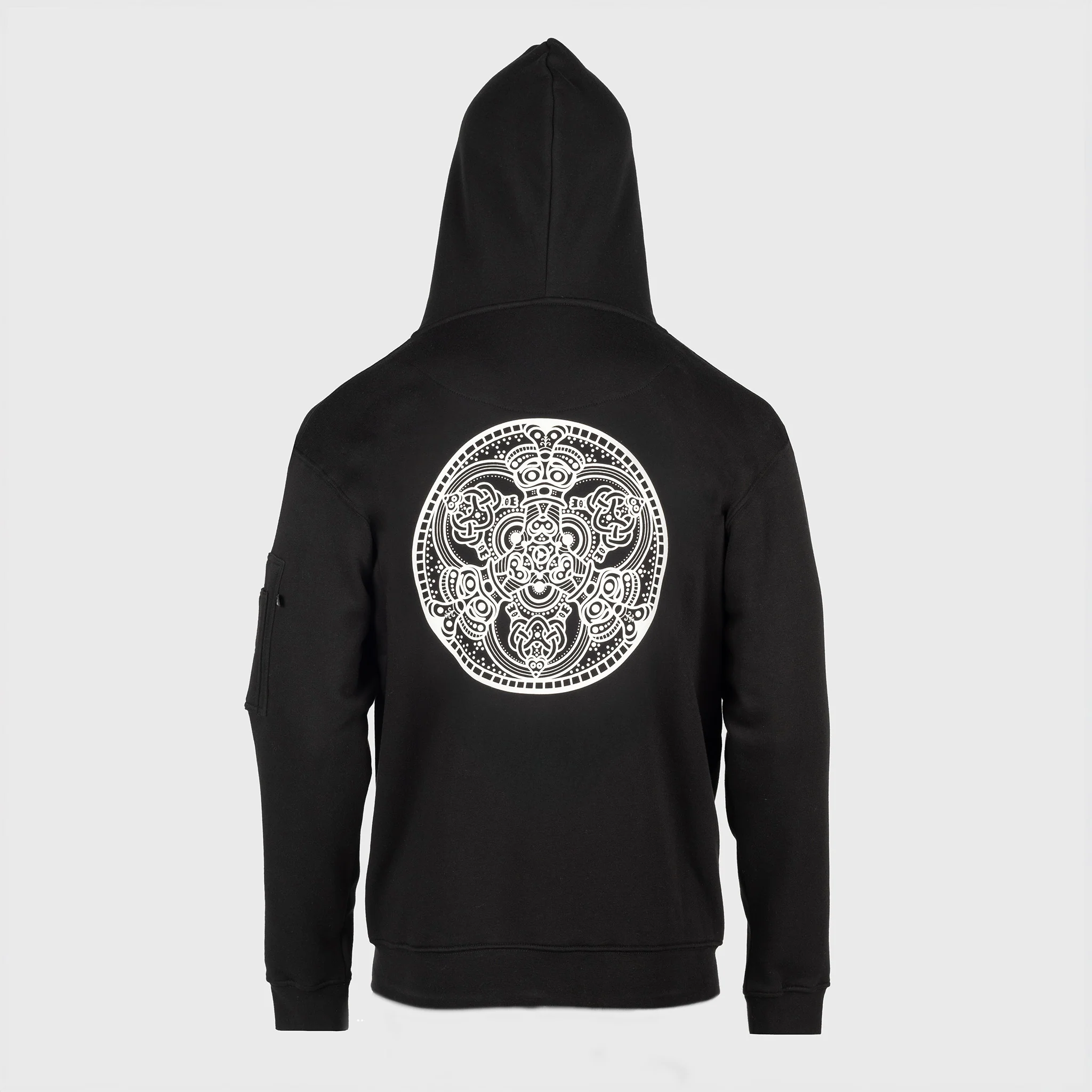 Premium Zip Hoodie, Varby, Black - Image 5