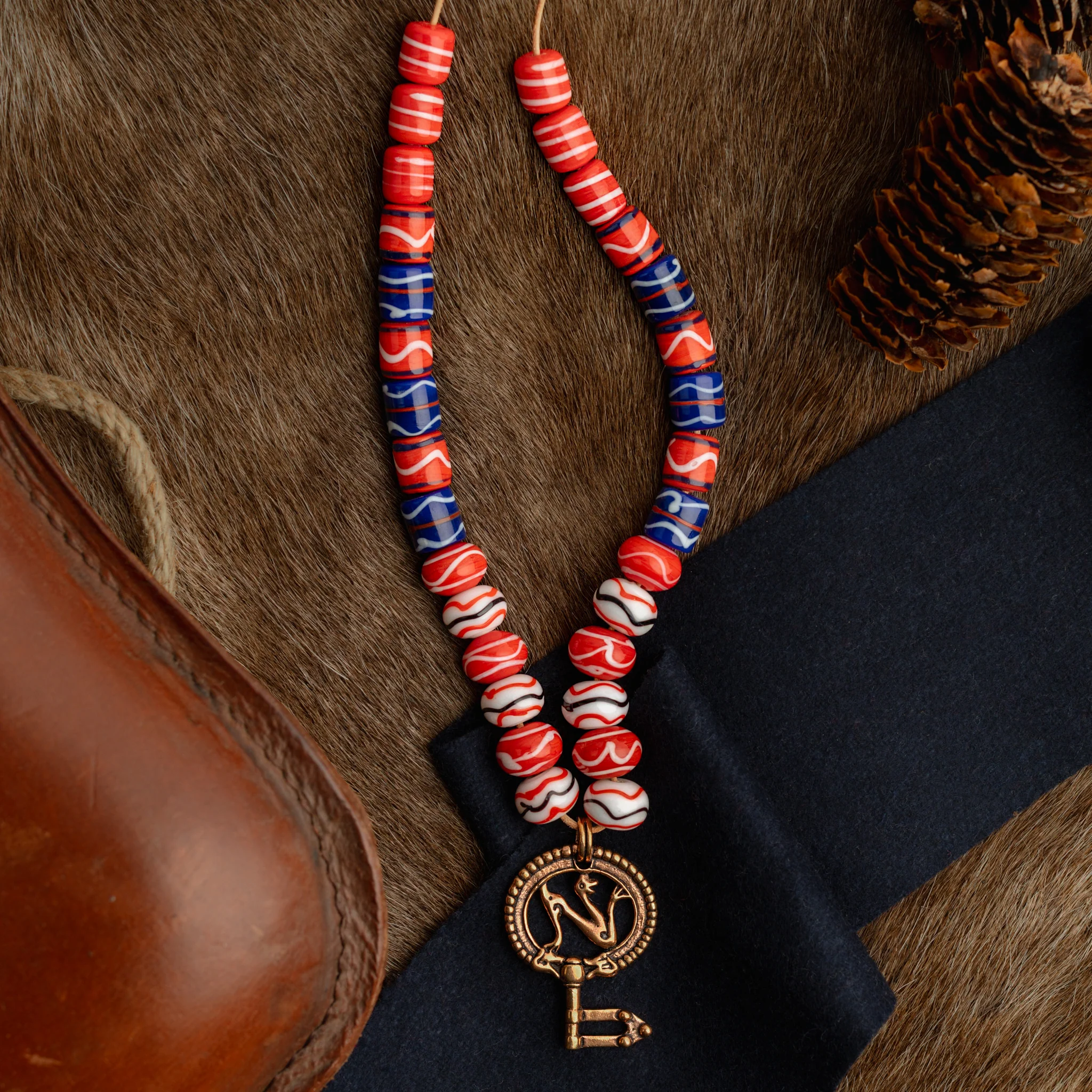 Ribe Bead Set, Red