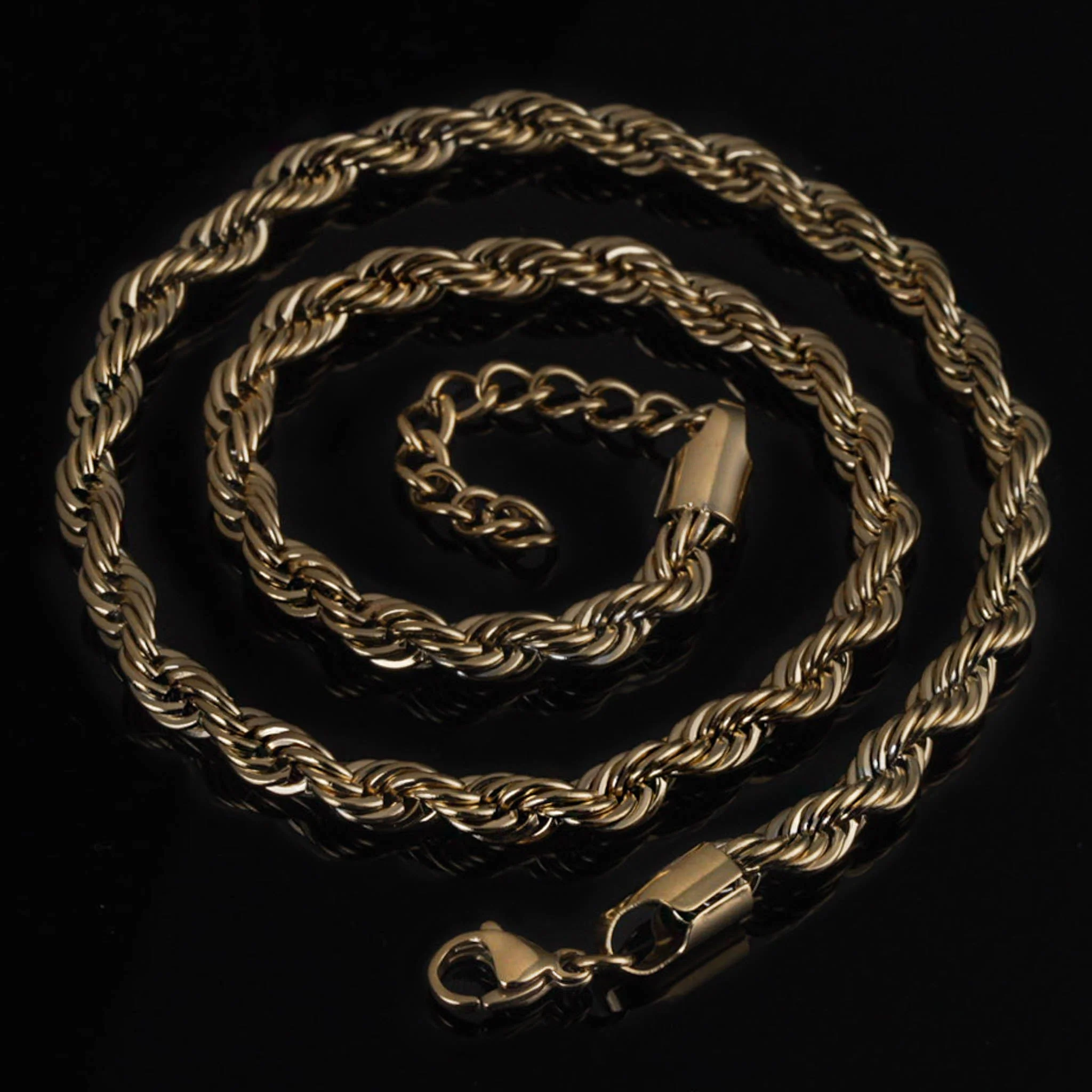 Rope Chain, Gold Plated - Image 5
