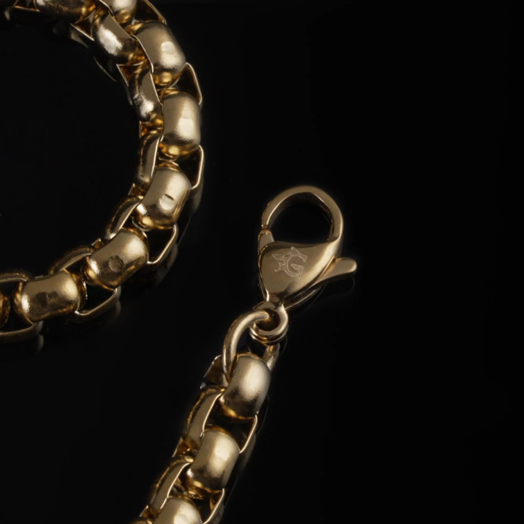 Round Box Chain, Gold Plated - Image 5
